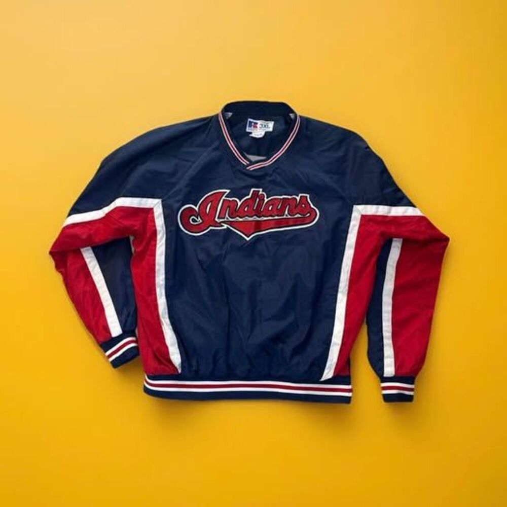 Vintage Cleveland Indians Pullover Jacket -Men’s